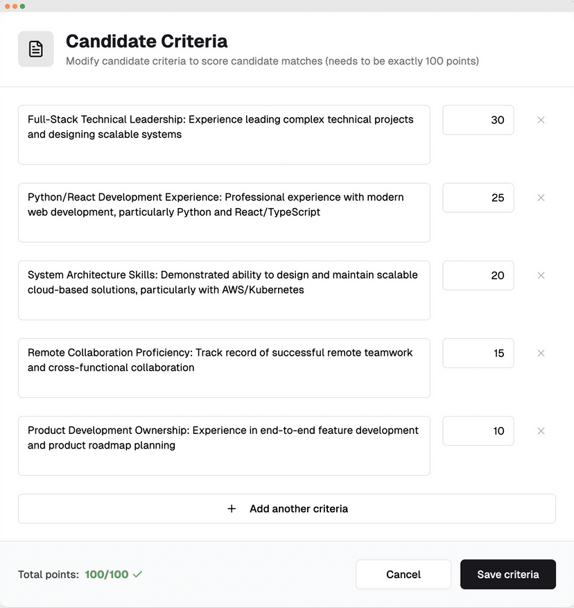 AI Evaluation Interface